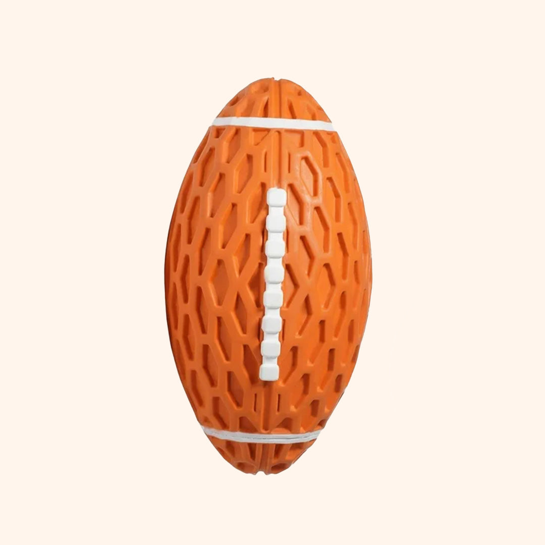 Honeycomb Squeaky Rugby Ball