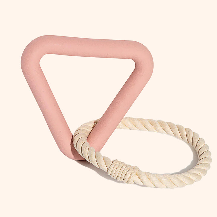 Triangle Tug Rope - Pink