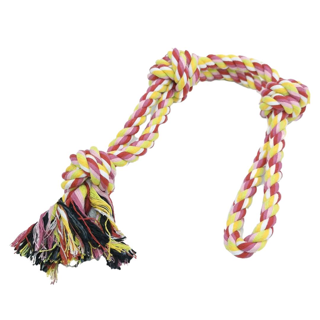 Chew Rope - Yellow & pink