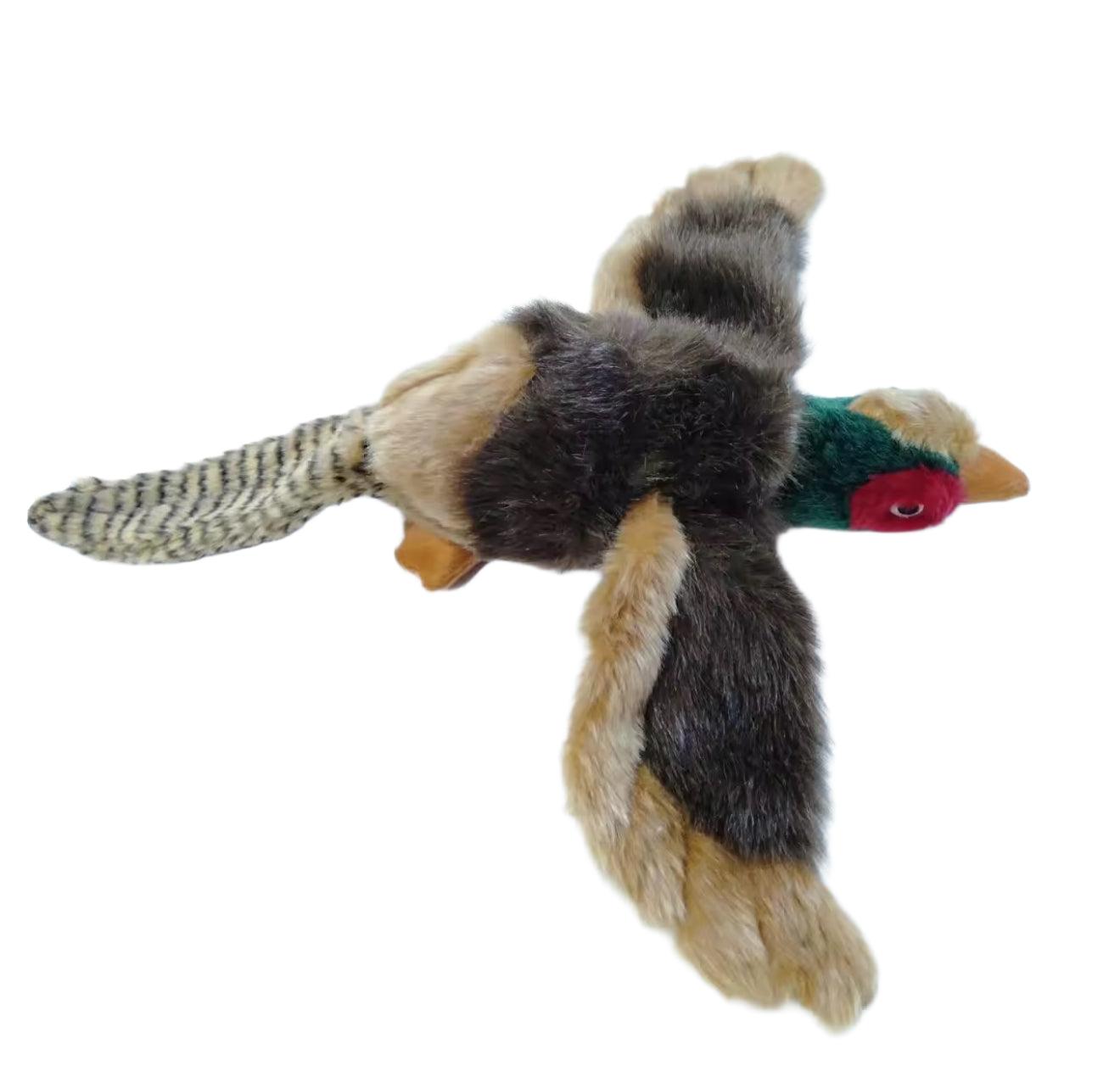 Pheasant Plush Dog Toy