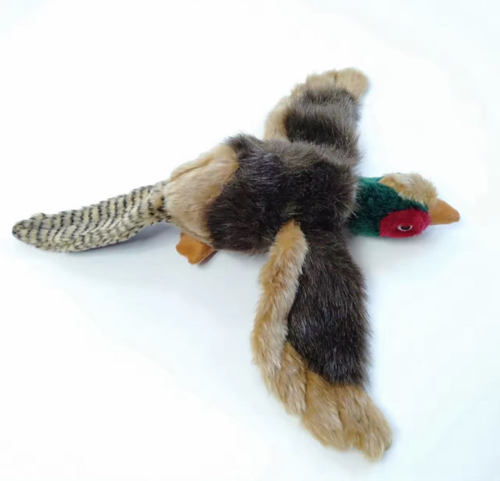 Pheasant Plush Dog Toy