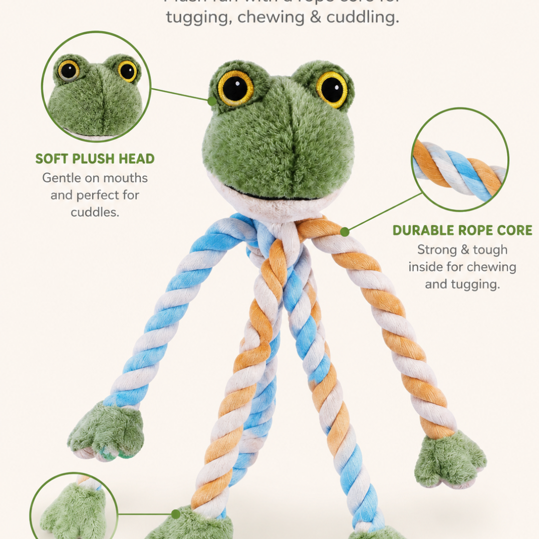 Frogman Rope Plush Toy