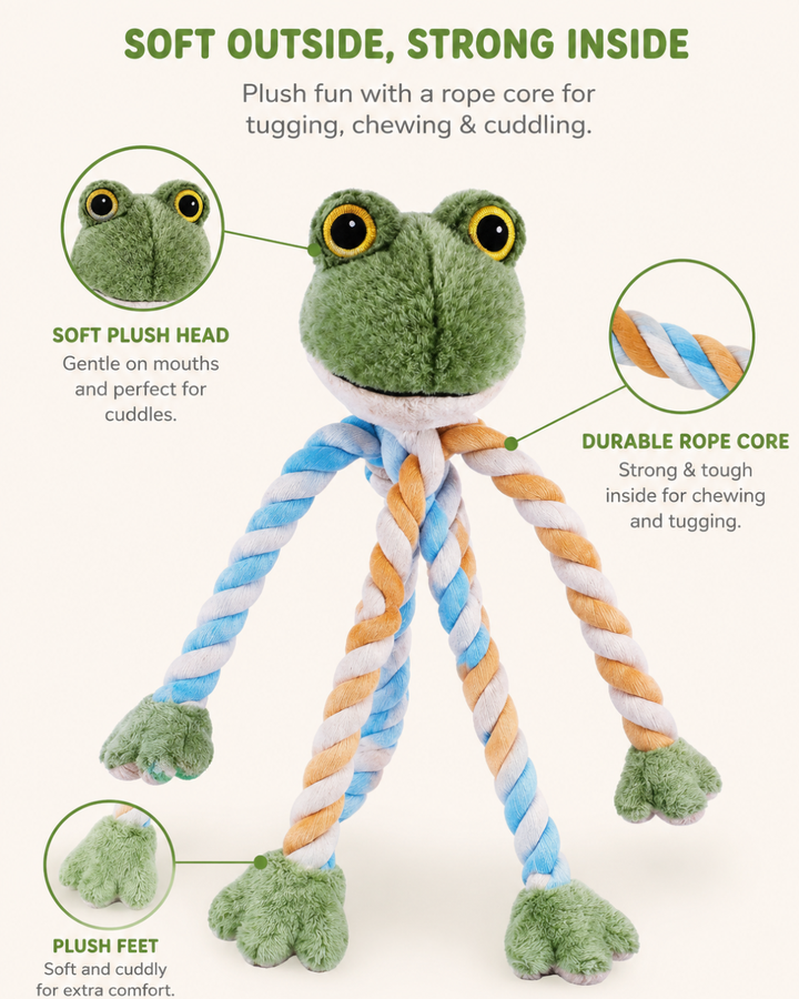 Frogman Rope Plush Toy