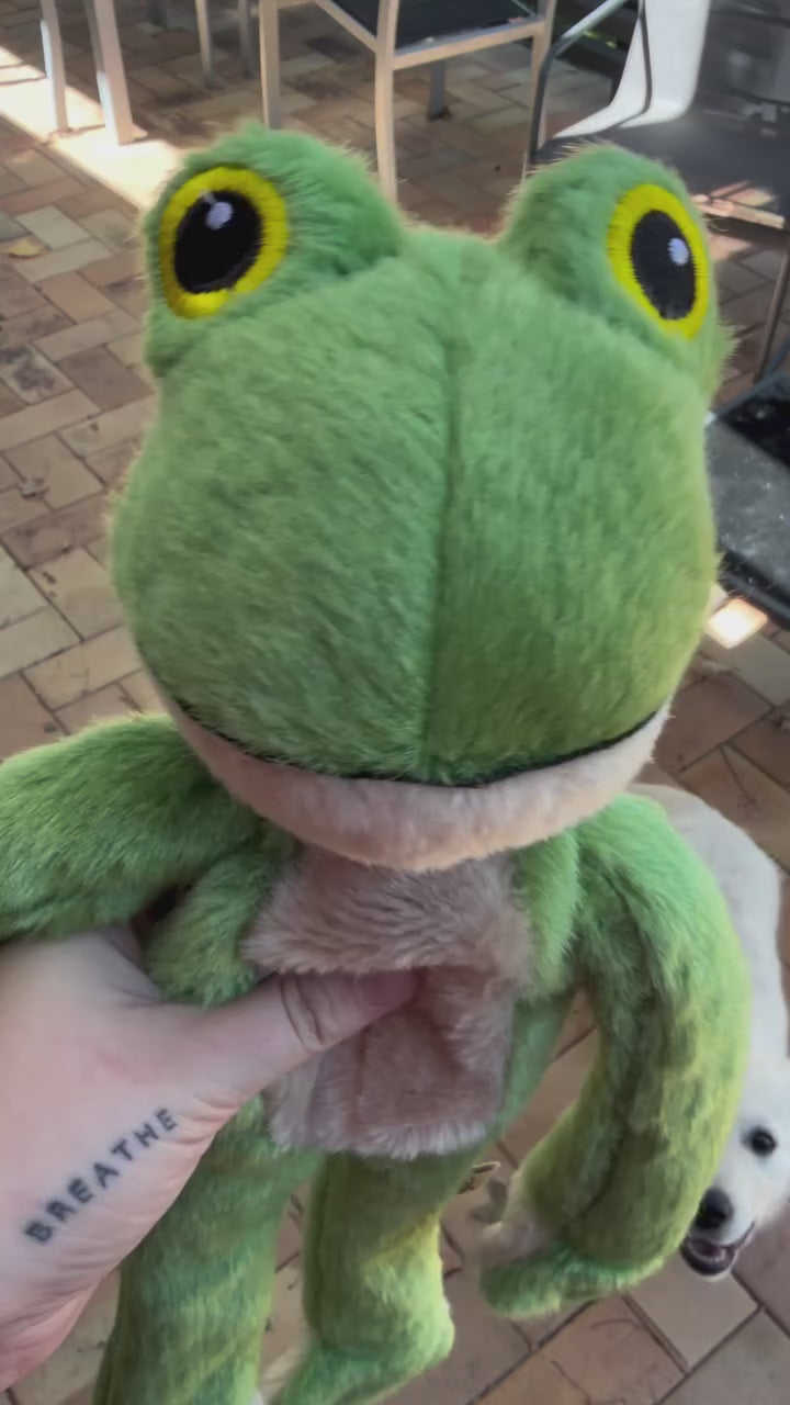 Frog Rope Plush Toy